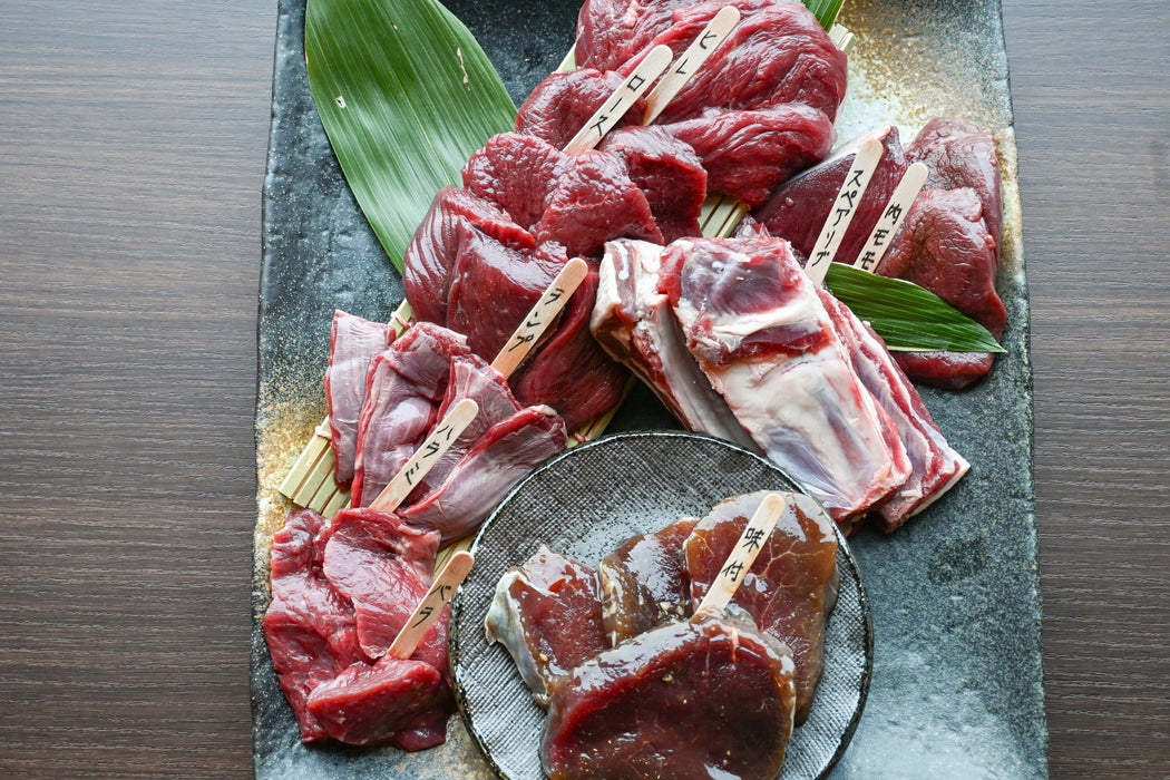 生け捕りエゾシカ 8種の希少部位BBQ膳