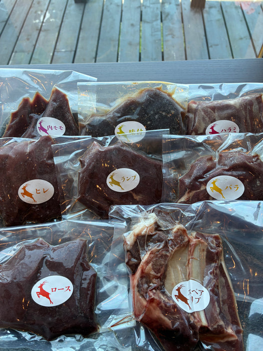 生け捕りエゾシカ 8種の希少部位BBQ膳